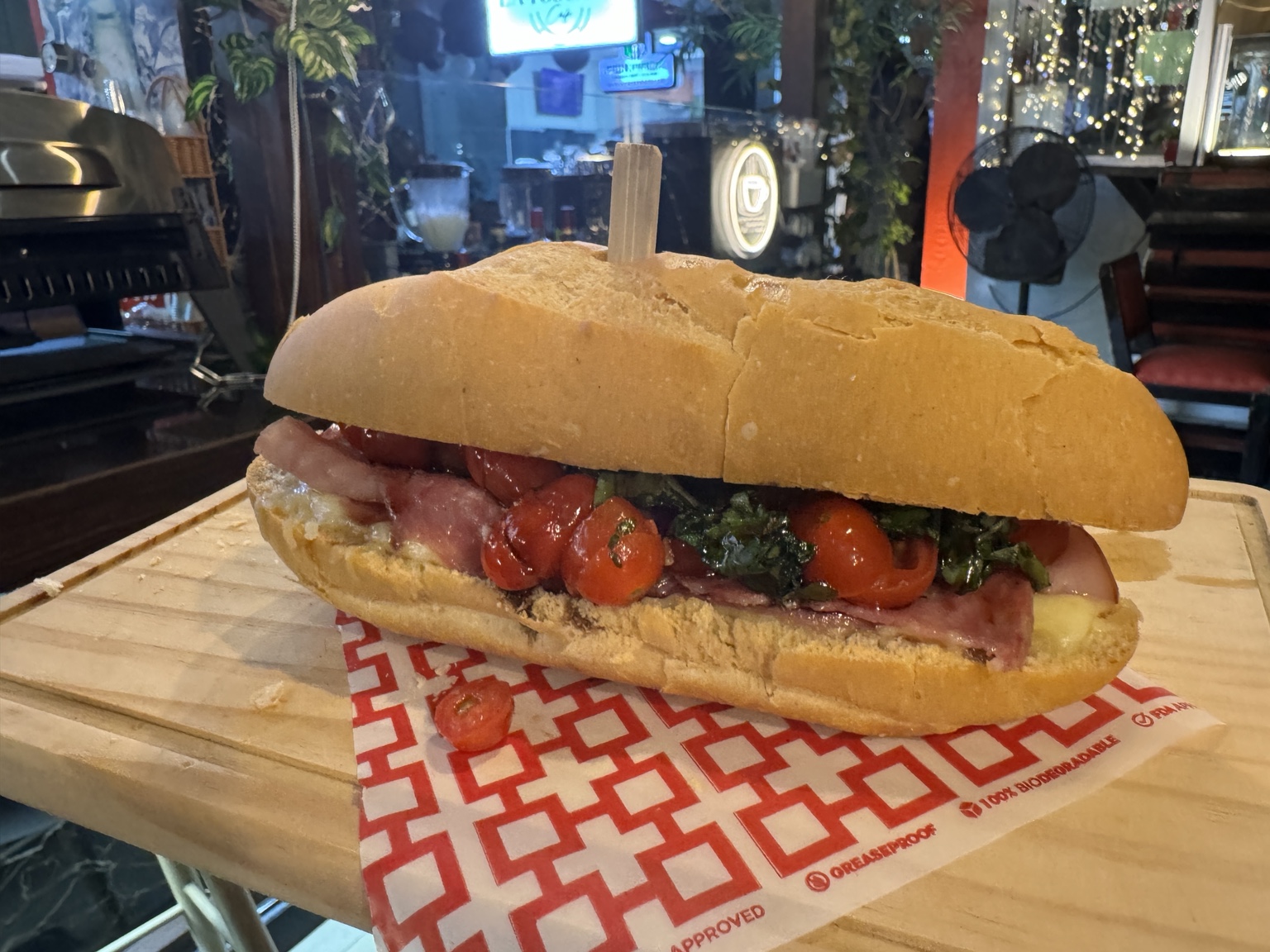 Sándwich artesanal